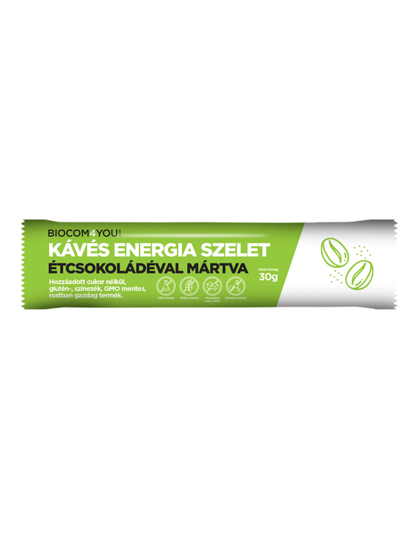Energetická tyčinka s kávovou príchuťou