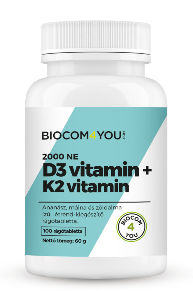 Vitamín D3 2000 IU-K2 100 tab.